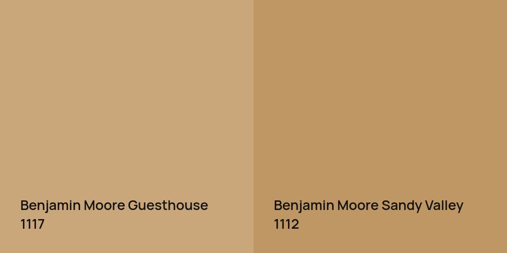 Benjamin Moore Guesthouse vs. Benjamin Moore Sandy Valley