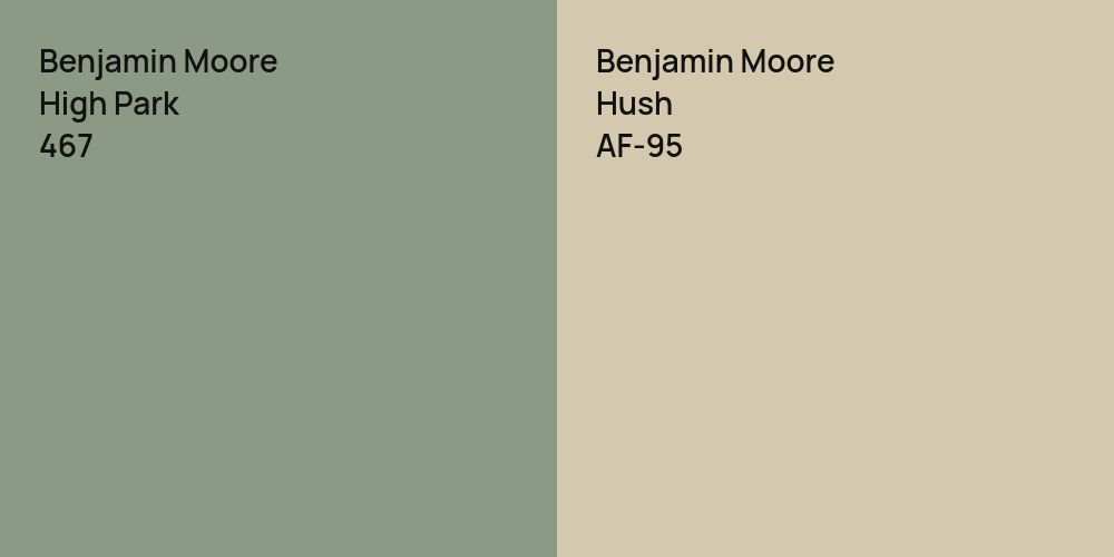 Benjamin Moore High Park vs. Benjamin Moore Hush