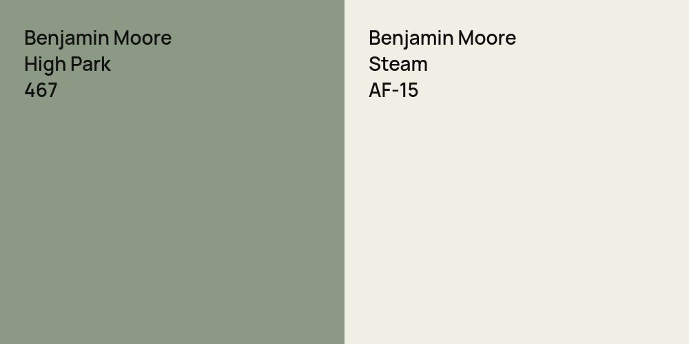 Benjamin Moore High Park vs. Benjamin Moore Steam