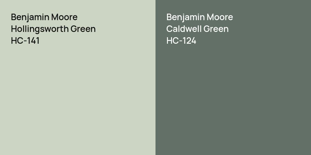 Benjamin Moore Hollingsworth Green vs. Benjamin Moore Caldwell Green