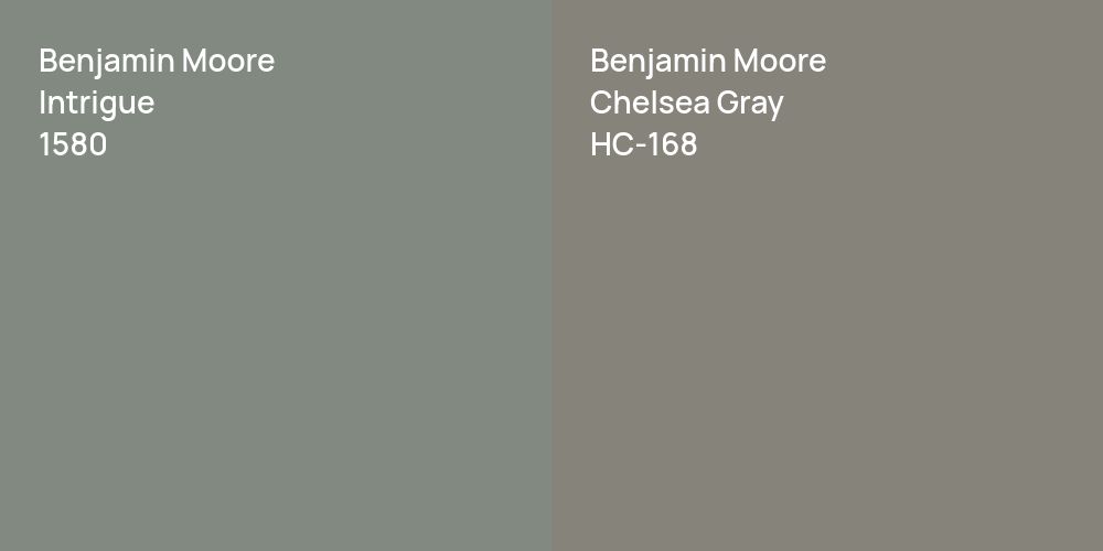 Benjamin Moore Intrigue vs. Benjamin Moore Chelsea Gray