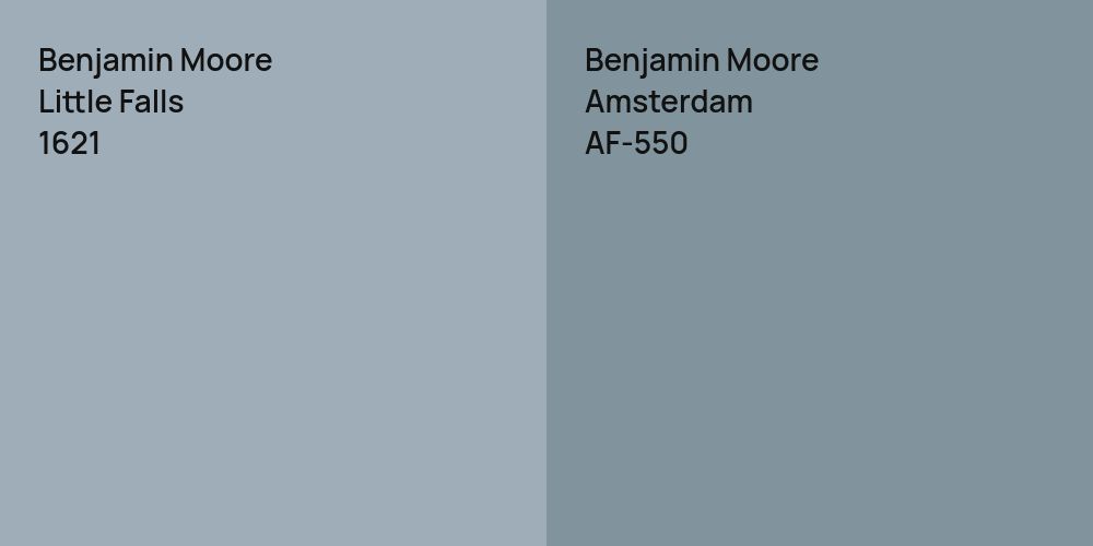 Benjamin Moore Little Falls vs. Benjamin Moore Amsterdam