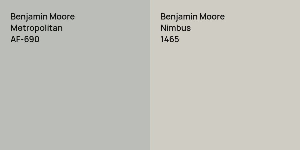 Benjamin Moore Metropolitan vs. Benjamin Moore Nimbus