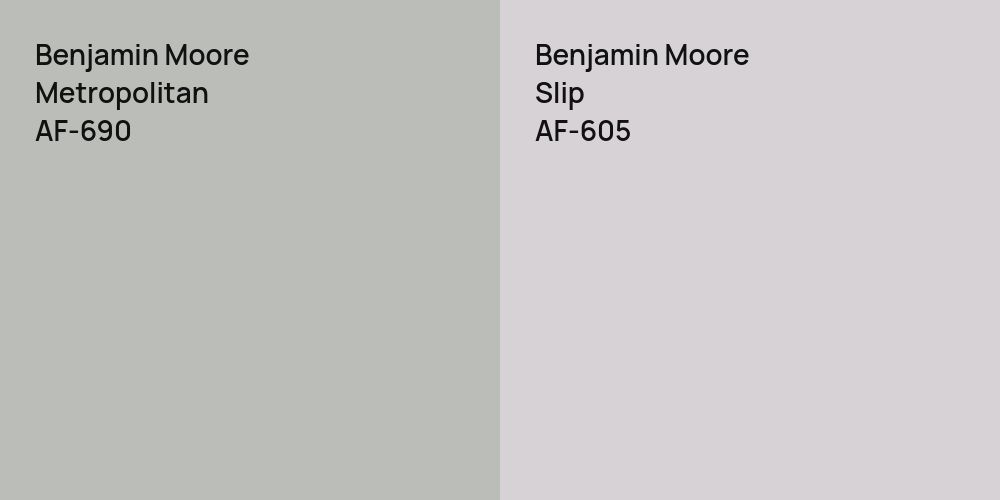 Benjamin Moore Metropolitan vs. Benjamin Moore Slip