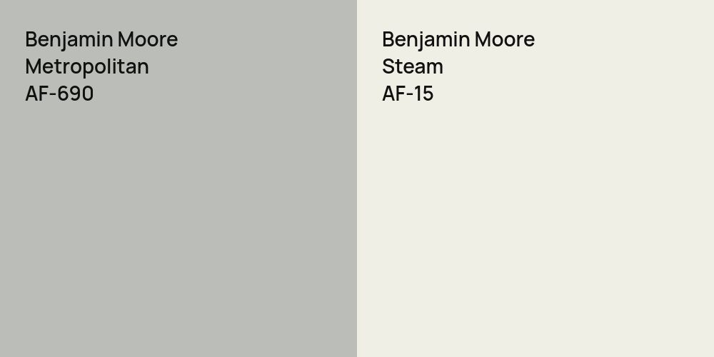 Benjamin Moore Metropolitan vs. Benjamin Moore Steam