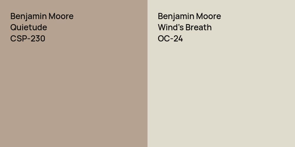 Benjamin Moore Quietude vs. Benjamin Moore Wind's Breath