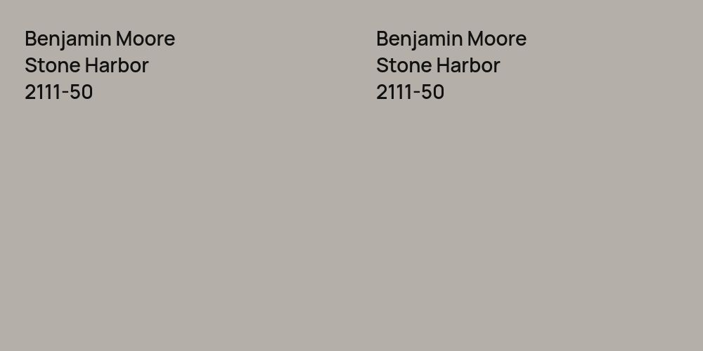 Benjamin Moore Stone Harbor vs. Benjamin Moore Stone Harbor