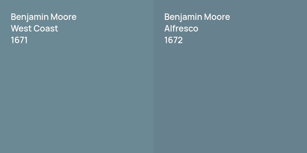 Benjamin Moore West Coast vs. Benjamin Moore Alfresco