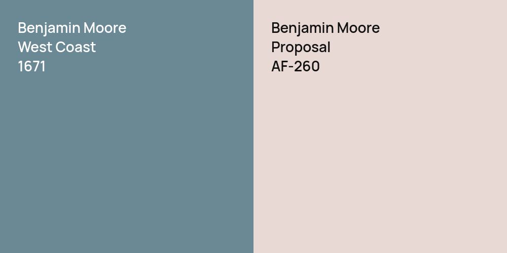 Benjamin Moore West Coast vs. Benjamin Moore Proposal