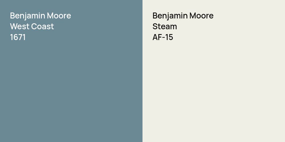 Benjamin Moore West Coast vs. Benjamin Moore Steam