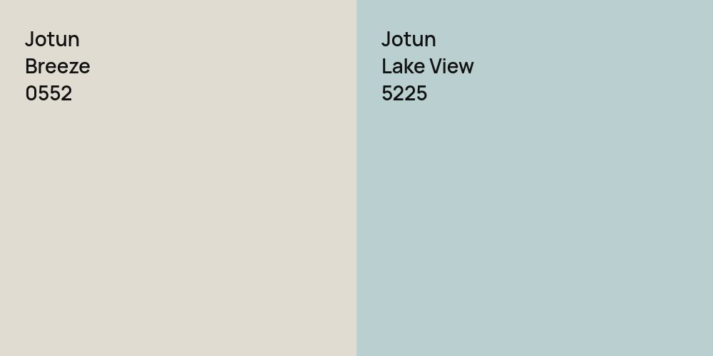 Jotun Breeze vs. Jotun Lake View