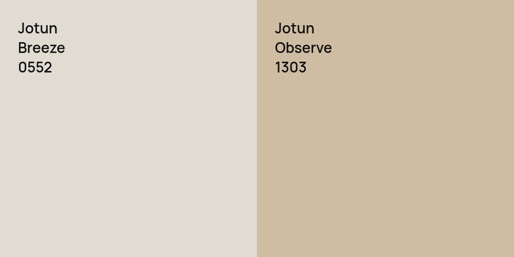 Jotun Breeze vs. Jotun Observe