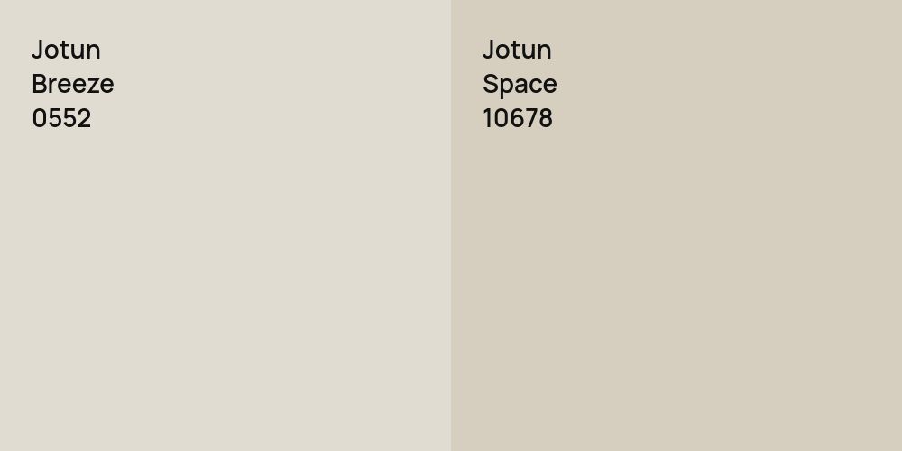 Jotun Breeze vs. Jotun Space