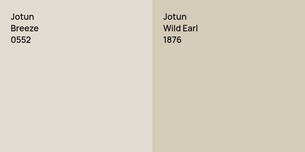 Jotun Breeze vs. Jotun Wild Earl