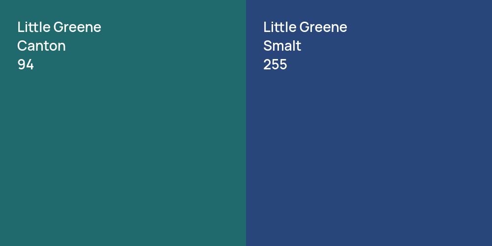 Little Greene Canton vs. Little Greene Smalt