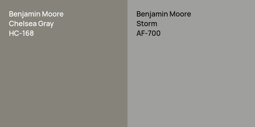 Benjamin Moore Chelsea Gray vs. Benjamin Moore Storm