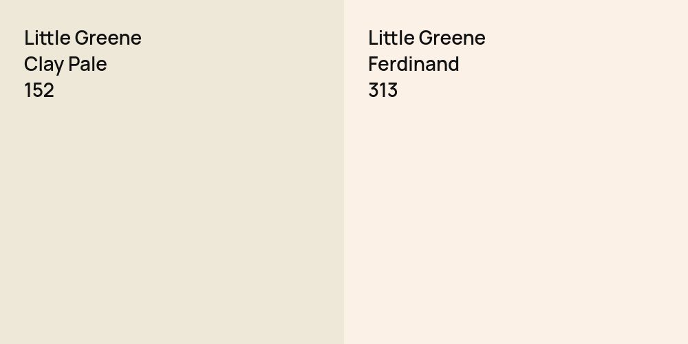 Little Greene Clay Pale vs. Little Greene Ferdinand