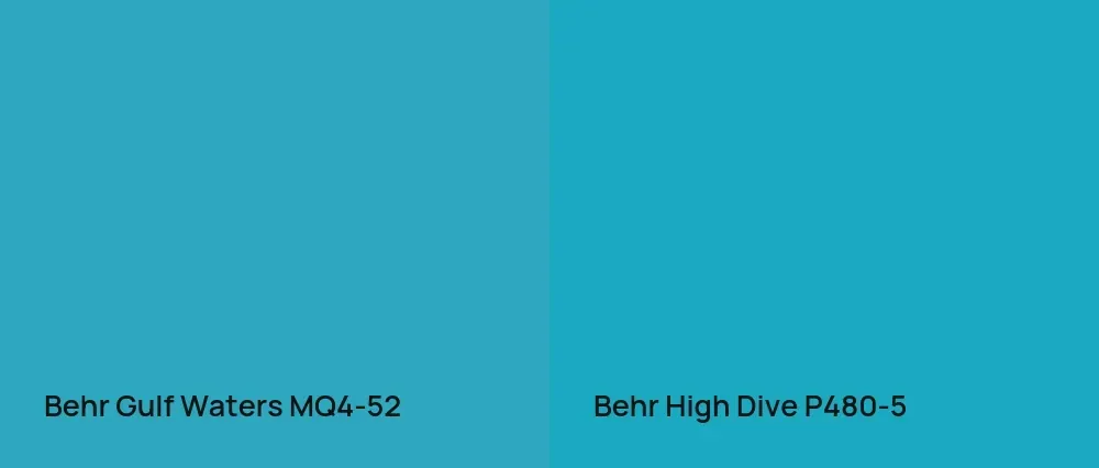 Behr Gulf Waters MQ4-52 vs Behr High Dive P480-5