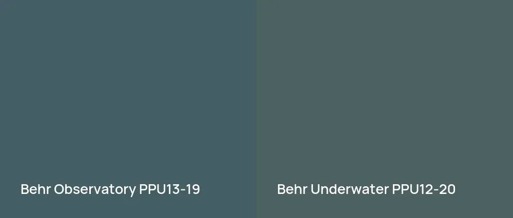 Behr Observatory PPU13-19 vs Behr Underwater PPU12-20