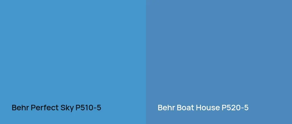 Behr Perfect Sky P510-5 vs Behr Boat House P520-5