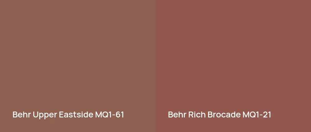 Behr Upper Eastside MQ1-61 vs Behr Rich Brocade MQ1-21