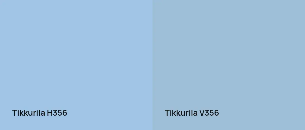 Tikkurila  H356 vs Tikkurila  V356