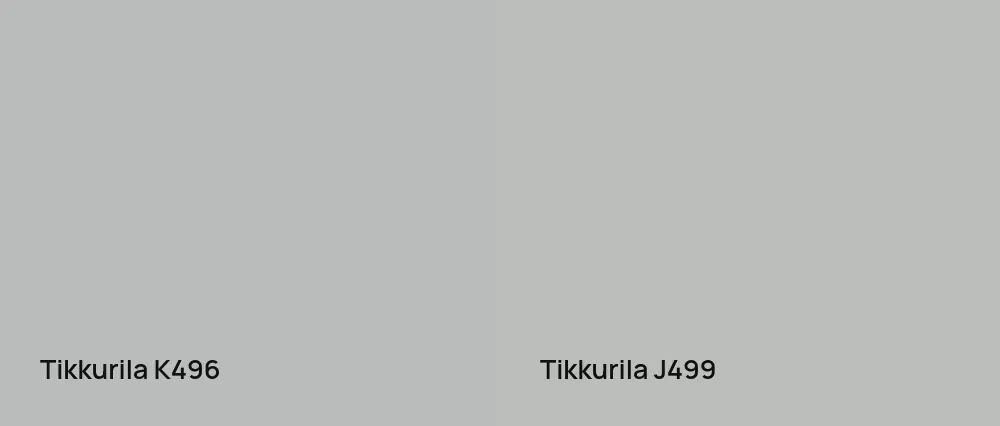 Tikkurila  K496 vs Tikkurila  J499