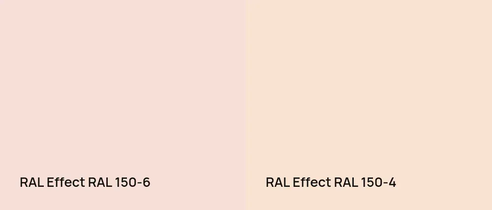 RAL Effect  RAL 150-6 vs RAL Effect  RAL 150-4