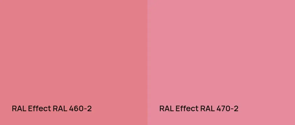 RAL Effect  RAL 460-2 vs RAL Effect  RAL 470-2