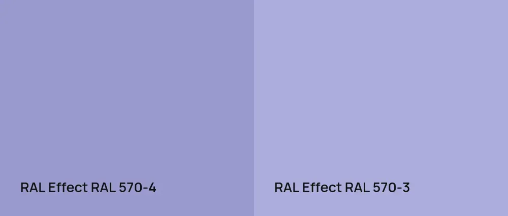 RAL Effect  RAL 570-4 vs RAL Effect  RAL 570-3