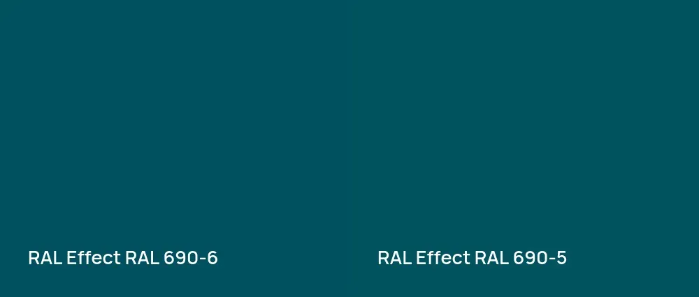 RAL Effect  RAL 690-6 vs RAL Effect  RAL 690-5