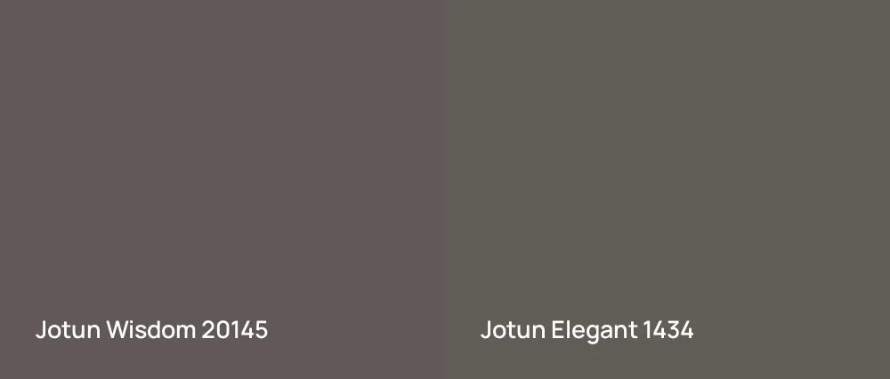 Jotun Wisdom 20145 vs Jotun Elegant 1434