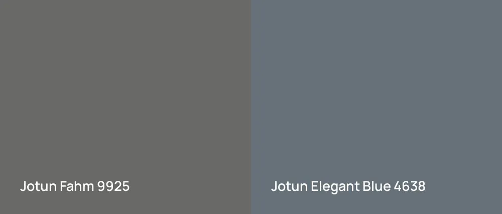 Jotun Fahm 9925 vs Jotun Elegant Blue 4638