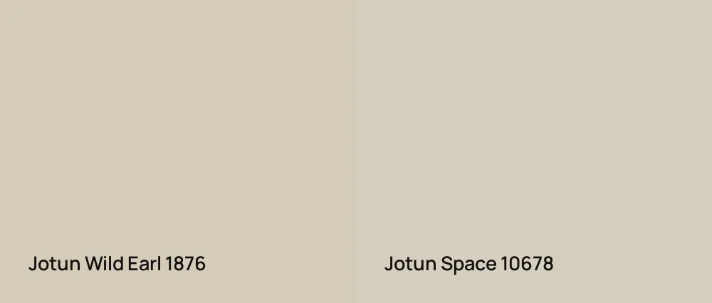 Jotun Wild Earl 1876 vs Jotun Space 10678