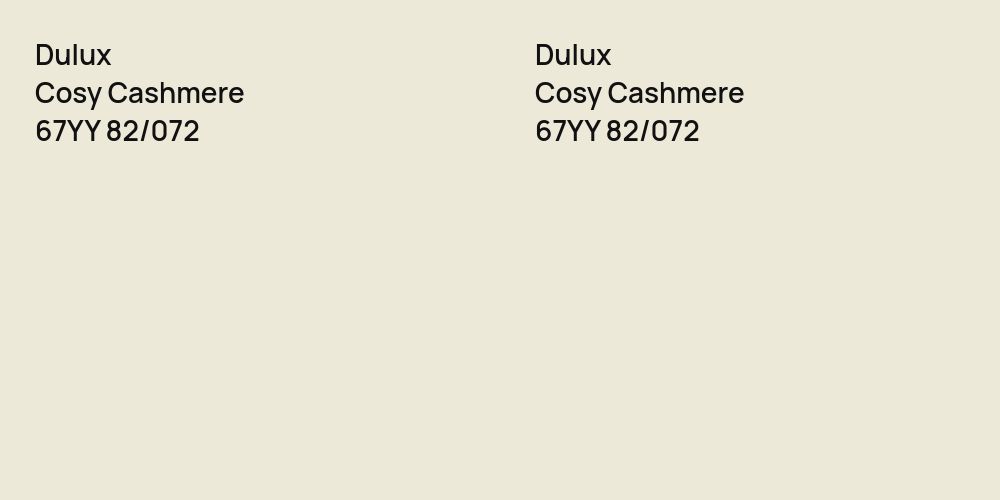 Dulux Cosy Cashmere vs. Dulux Cosy Cashmere