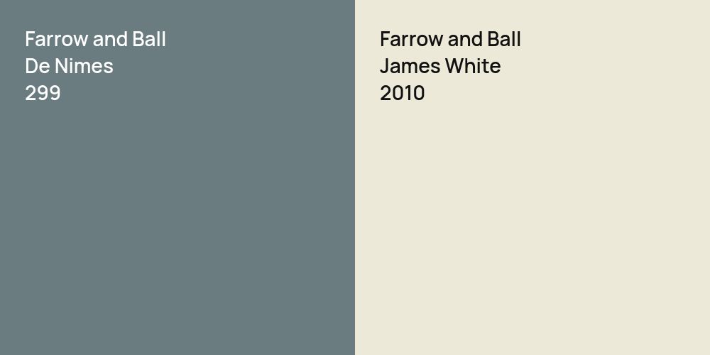 Farrow and Ball De Nimes vs. Farrow and Ball James White