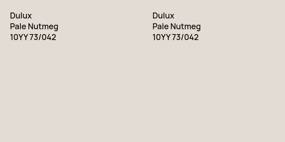 Dulux Pale Nutmeg vs. Dulux Pale Nutmeg