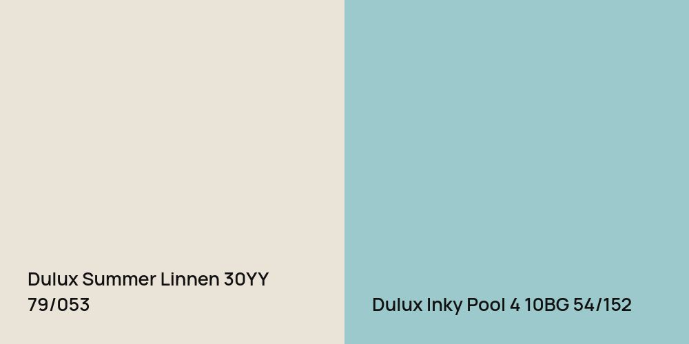 Dulux Summer Linnen vs. Dulux Inky Pool 4