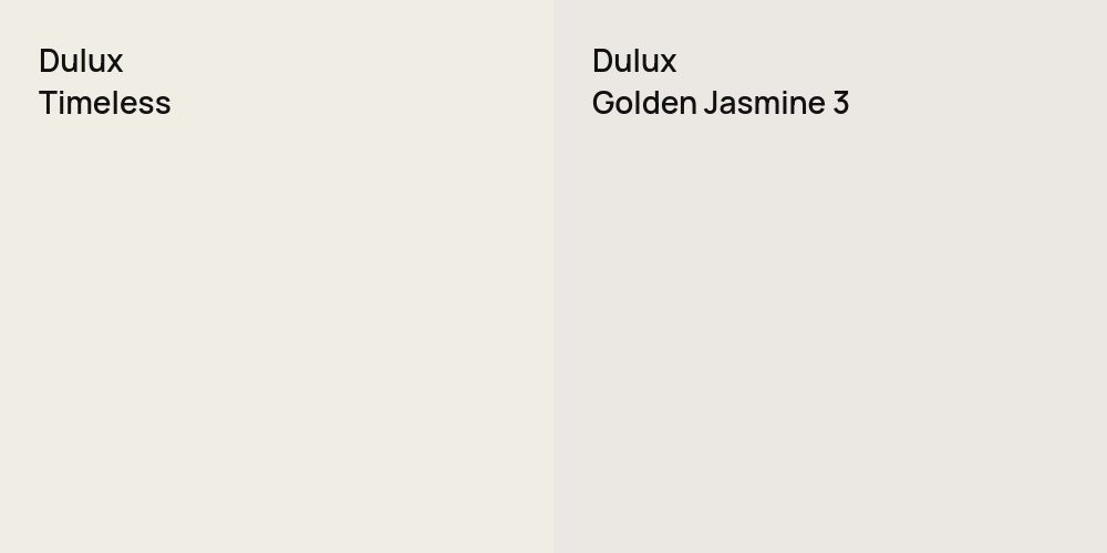 Dulux Timeless vs. Dulux Golden Jasmine 3