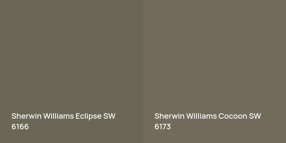 Sherwin Williams Eclipse vs. Sherwin Williams Cocoon