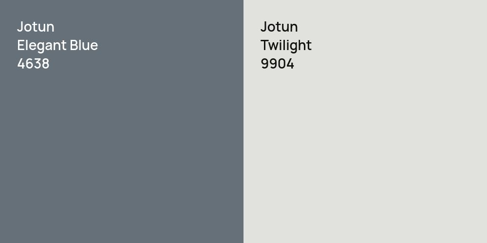 Jotun Elegant Blue vs. Jotun Twilight