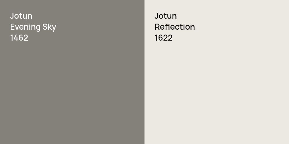 Jotun Evening Sky vs. Jotun Reflection