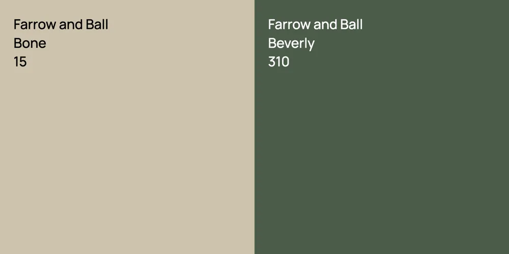 Farrow and Ball Bone vs. Farrow and Ball Beverly