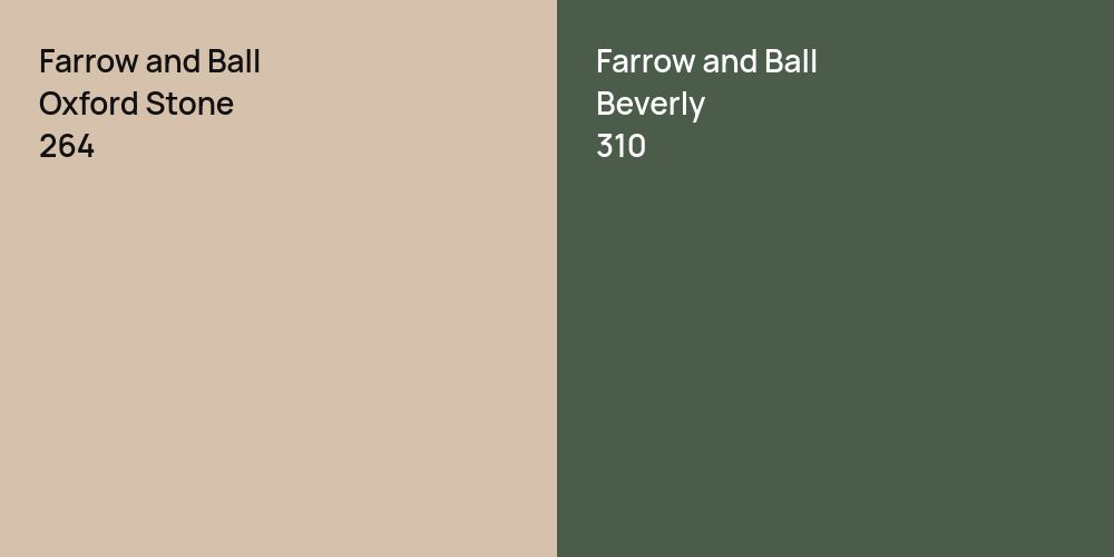 Farrow and Ball Oxford Stone vs. Farrow and Ball Beverly