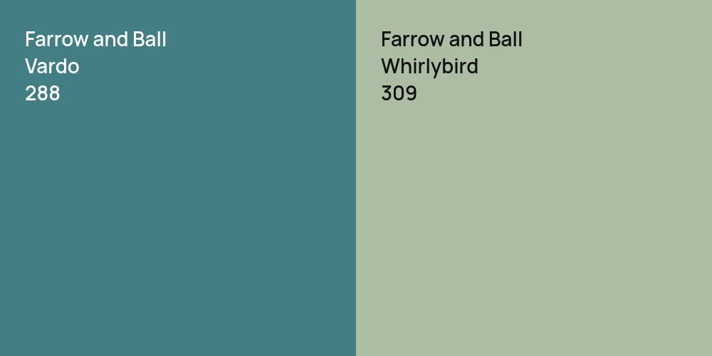 Farrow and Ball Vardo vs. Farrow and Ball Whirlybird