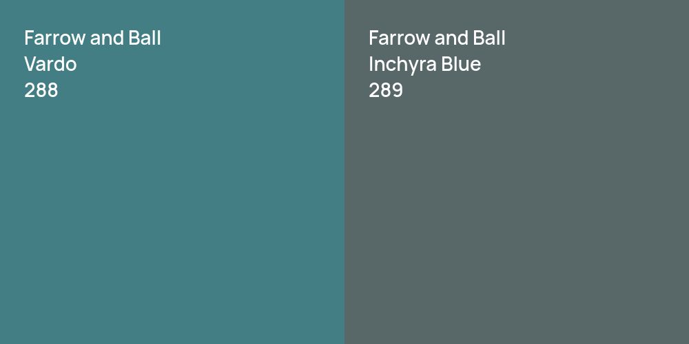 Farrow and Ball Vardo vs. Farrow and Ball Inchyra Blue