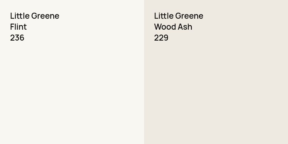 Little Greene Flint vs. Little Greene Wood Ash