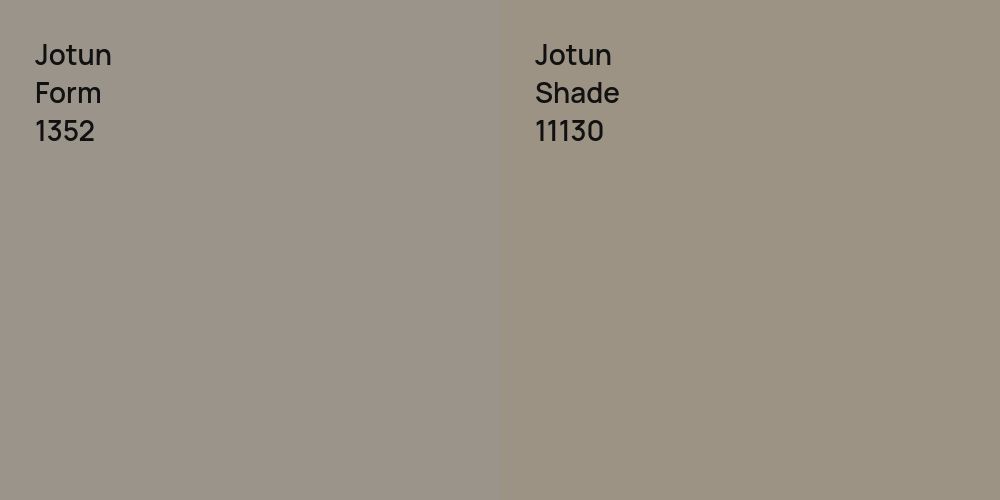 Jotun Form vs. Jotun Shade