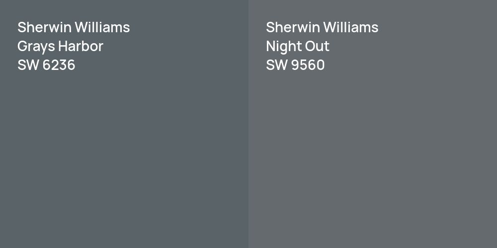 Sherwin Williams Grays Harbor vs. Sherwin Williams Night Out