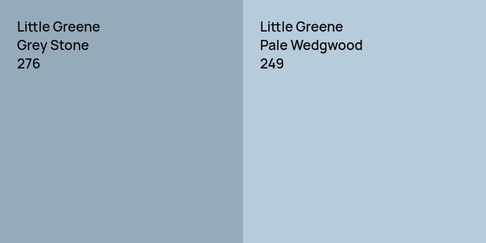 Little Greene Grey Stone vs. Little Greene Pale Wedgwood